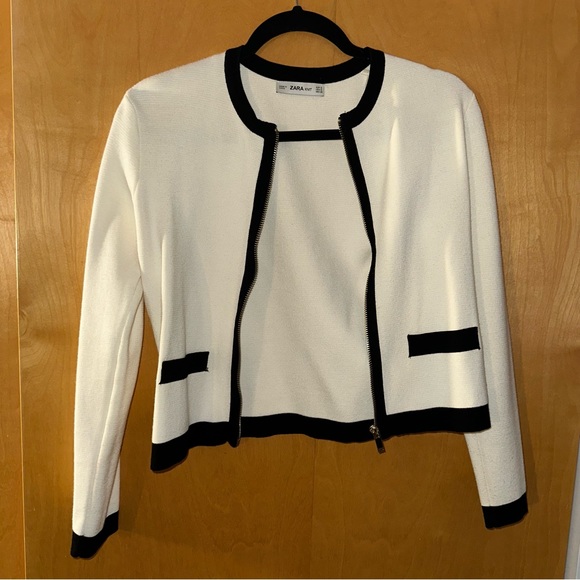 2 for $29 | Zara Knit Cardigan with Zipper - Picture 2 of 4